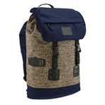 Tinder Backpack (Navy + Tan)