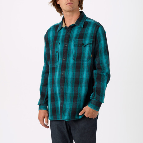 Mill Long-Sleeve Woven Shirt // Parasailing Winthrop (S)
