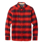 Burton // Mill Long-Sleeve Woven Shirt // Flame Winthrop (L)