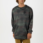 BUrton Snowboards // Bonded Crewneck Sweater // Oil Camo (XL)