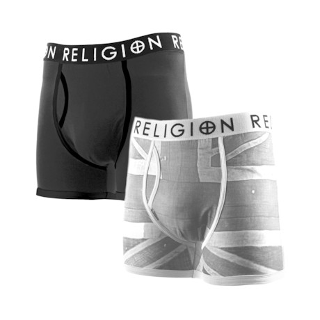 Union Jack + Basic Boxer Brief Set // Pack of 2 (Small)
