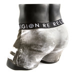 Religion Grey + Union Jack Boxer Brief Set // Pack of 2 (Small)