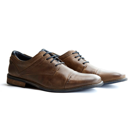 Downton Leather Oxford // Khaki (Euro: 40)