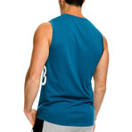 Crosscourt Tank // Teal (XS)