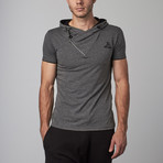 Sportra T-Shirt // Dark Grey + Black (L)