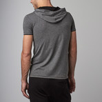 Sportra T-Shirt // Dark Grey + Black (XL)