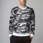 Camouflage Sweat Pullover// White (M)