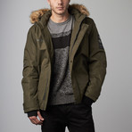 Hooded Bomber  // Military (2XL)