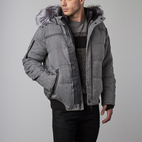 Textured Parka  // Charcoal (S)