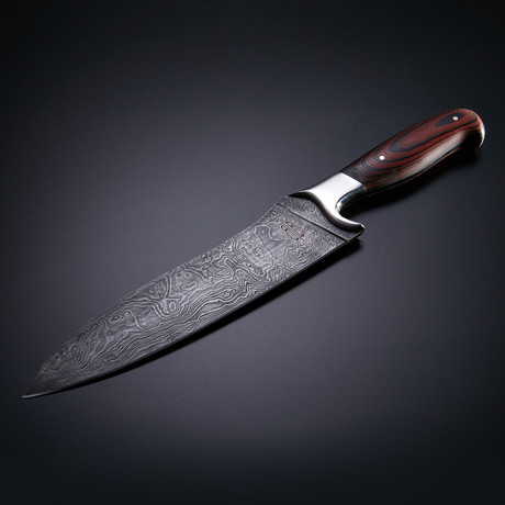 Damascus Kitchen Knife // G10