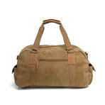 Harvey Carry-All // Leather + Canvas (Grey)