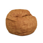 Convertible Bean Bag Chair // Cowhide // Cognac (Full)