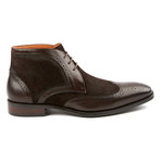 Lace Up Wing-Tip Oxford // Brown (US: 10.5)
