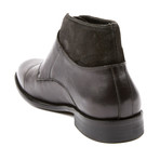 Richard Double Monk Strap Leather Boot // Gunmetal (US: 10.5)