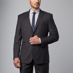 English Laundry // Solid Notch Lapel Suit // Charcoal (US: 42R)