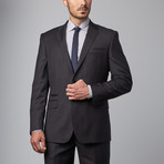 English Laundry // Solid Notch Lapel Suit // Charcoal (US: 38R)