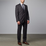 English Laundry // Solid Notch Lapel Suit // Charcoal (US: 38R)