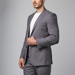 Textured Notch Lapel Suit // Light Grey (US: 38S)