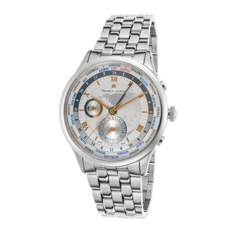 Maurice Lacroix Masterpiece GMT Automatic // MP6008-SS002-110
