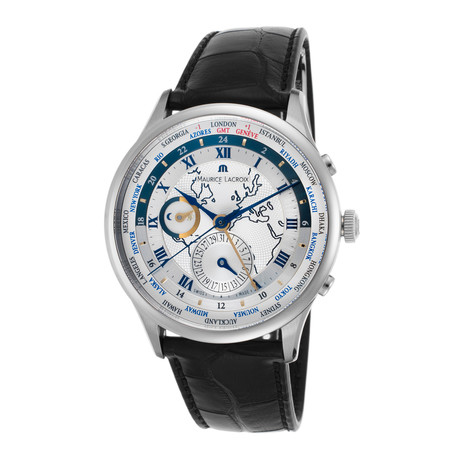 Maurice Lacroix Masterpiece GMT Automatic // MP6008-SS001-111