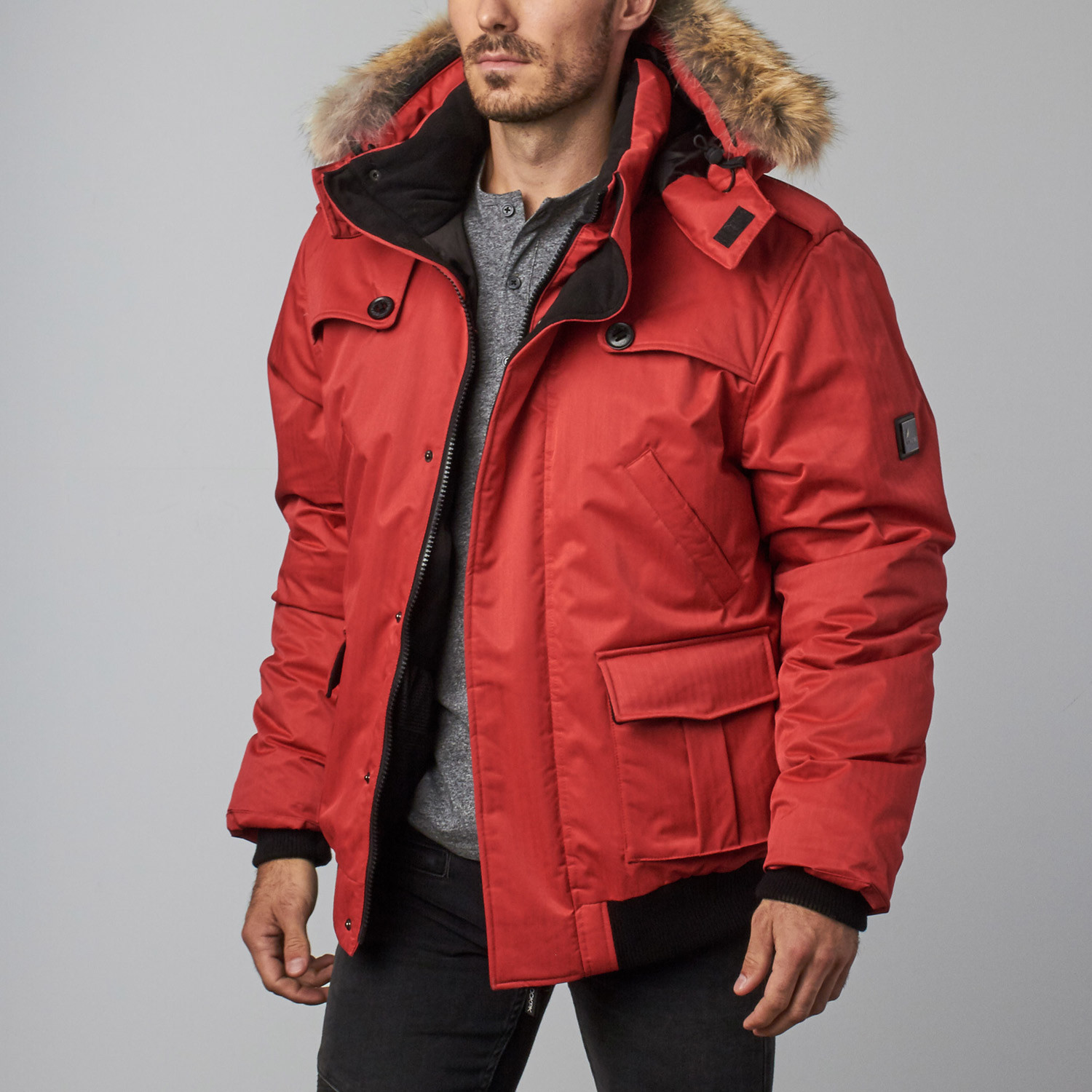OOKPIK // William Jacket // Red (S) - Refined Winter Jackets - Touch of ...