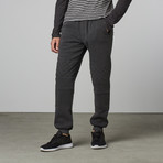 Blue Gear // Cuffed Fleece Moto Jogger // Dark Grey (S)