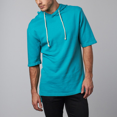 Cohesive & Co. // Surf Short Sleeve Hoodie // Mint (S)
