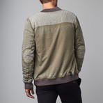Cohesive & Co. // Bomber Jacket Quilt Contrast // Army Black (XL)