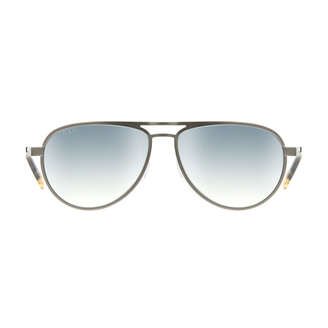 Tod's Aviator // Gray (Blue Gradient Lenses)