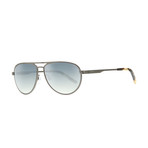 Tod's Aviator // Gray (Blue Gradient Lenses)