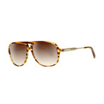 Dsquared2 Aviator // Brown Wood Grain