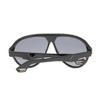 Diesel Aviator // Black (Blue Lenses)