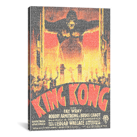 King Kong // French (18"W x 26"H x 0.75"D)