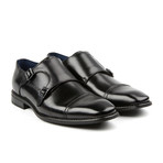 Woodmere II Double Monkstrap // Black (US: 8.5)