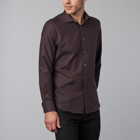 Andover Button-Up // Brown (XS)