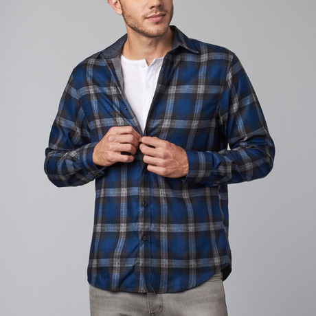 Cobb Button-Up // Navy (XS)