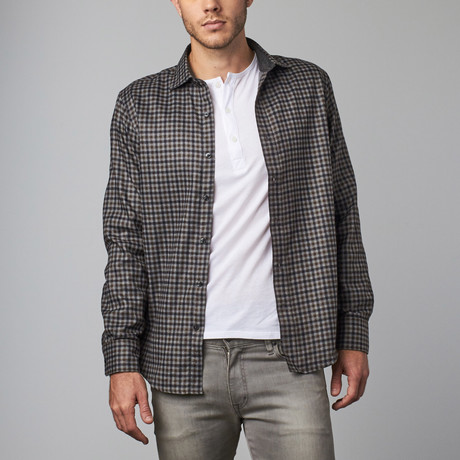 Surrey Button-Up // Brown (XS)