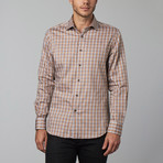 James Tattersall // Padstow Button-Up // Orange (XL)