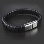Black Striped Bracelet