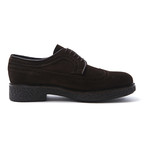 Chunky Suede Wing Cap Derby // Dark Brown (Euro: 40)