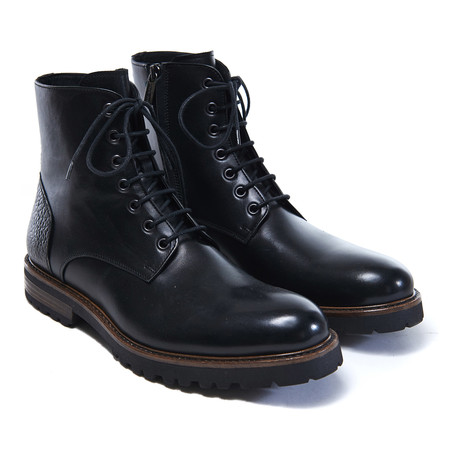 Plain Derby Boot // Black (Euro: 40)