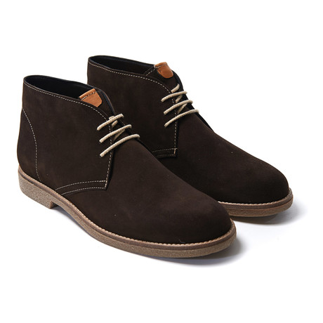 Plain Suede Chukka Boot // Dark Brown (Euro: 40)