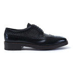 British Passport Shoes // Wing Cap Derby // Black (Euro: 42)