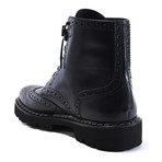 Wing Cap Derby Ankle Boot // Black (Euro: 42)