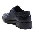 British Passport Shoes // Wing Cap Derby // Black (Euro: 42)