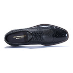 British Passport Shoes // Wing Cap Derby // Black (Euro: 42)