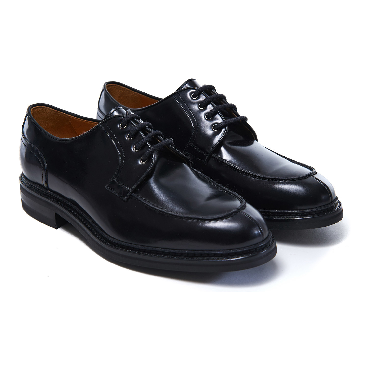 Apron Goodyear Derby // Black (Euro: 40) - British Passport Shoes ...