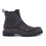 Wing Cap Chelsea Boot // Dark Brown (Euro: 42)