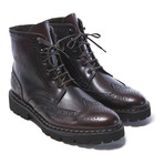 Wing Cap Derby Ankle Boot // Dark Brown (Euro: 40)