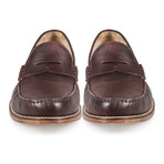 J SHOES // Stephen Loafer // Raisin (US: 10.5)